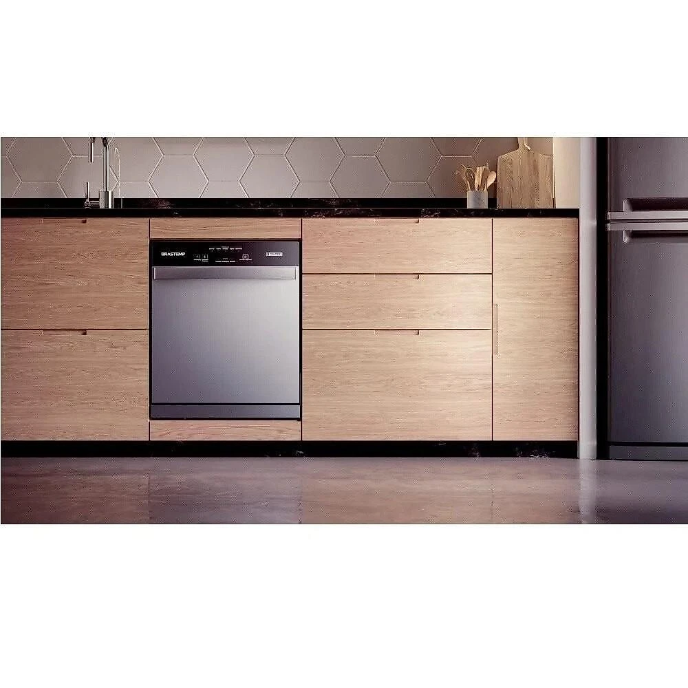 Lava-Louças Brastemp BLF08BS, 8 Serviços, Cinza