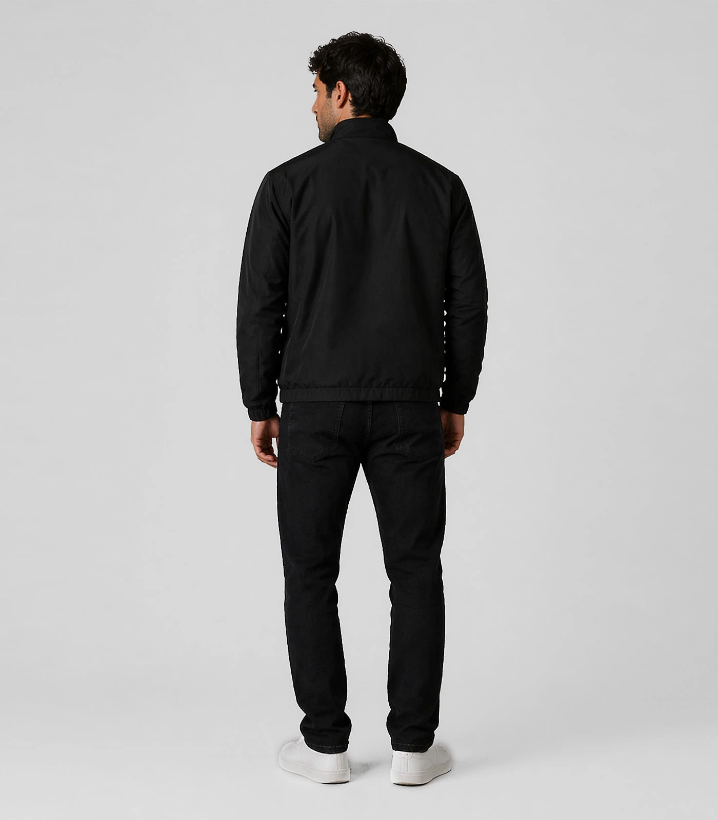 Miniatura Jaqueta Masculina Forrada Em Nylon Sea Surf Preto G