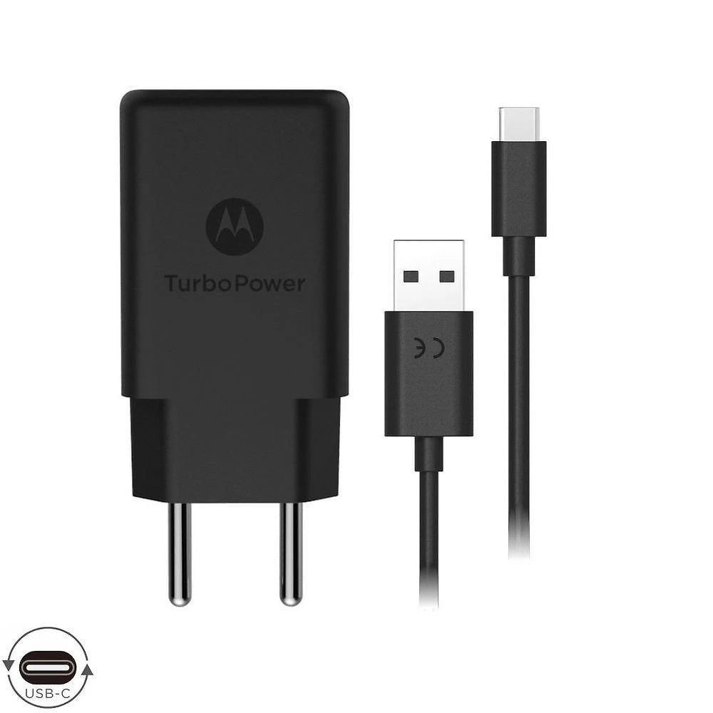 Carregador de Parede para Celular Motorola Turbopower 18w Usb-c (tipo-c) Turbo Power 18W Bivolt 18W