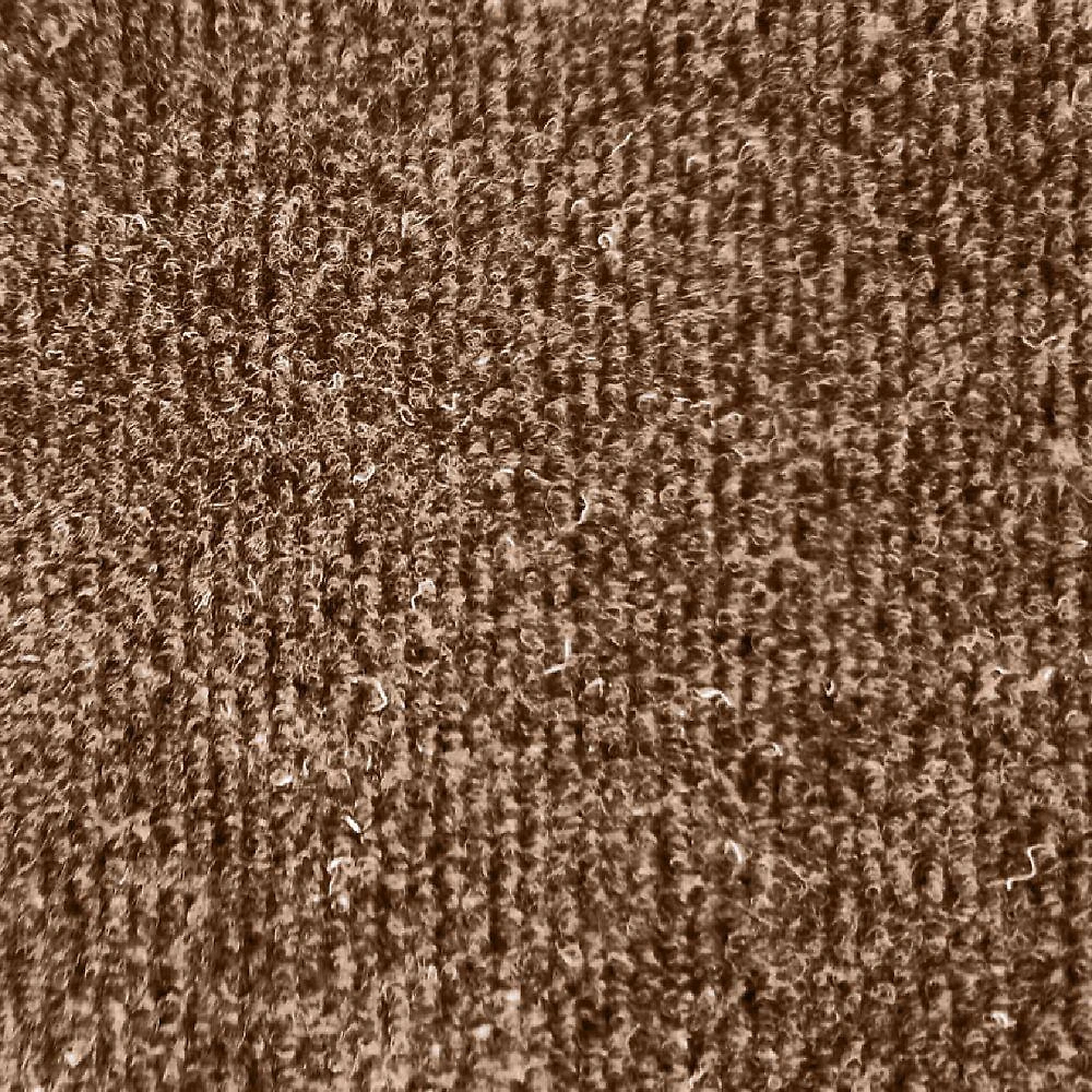 Carpete Forração Ecoloop Canelado Forro Ambiente 2,00x4,00 Marrom Castor