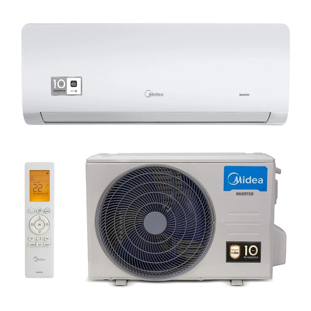 Ar-Condicionado Split Inverter 30000 BTUs Midea Xtreme Save Connect High Wall Quente e Frio 42AGVQC30M5/38AGVQC30M5 220V