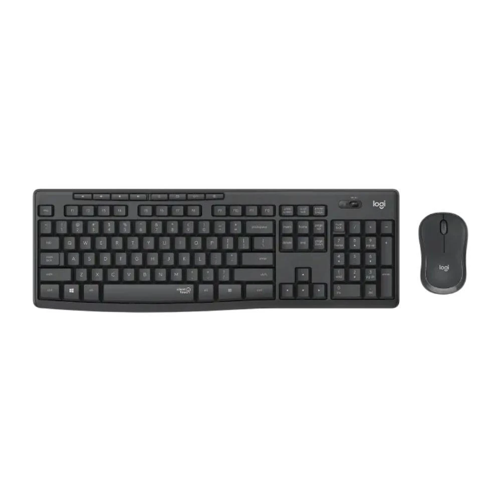 Combo Teclado e Mouse MK295 Silencioso com Silenttouch Preto Logitech