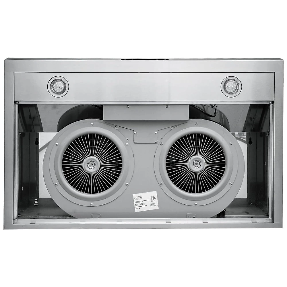 Coifa de Cozinha COSMO 91cm (36") Haven Collection 500 CFM Inox com LED e Controles Touch 110V
