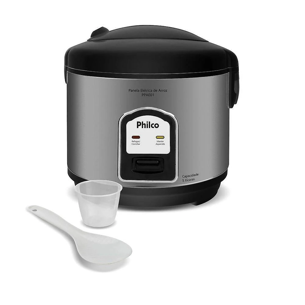 Panela De Arroz Elétrica Philco 5 Xícaras 1,6L PPAE01 220V