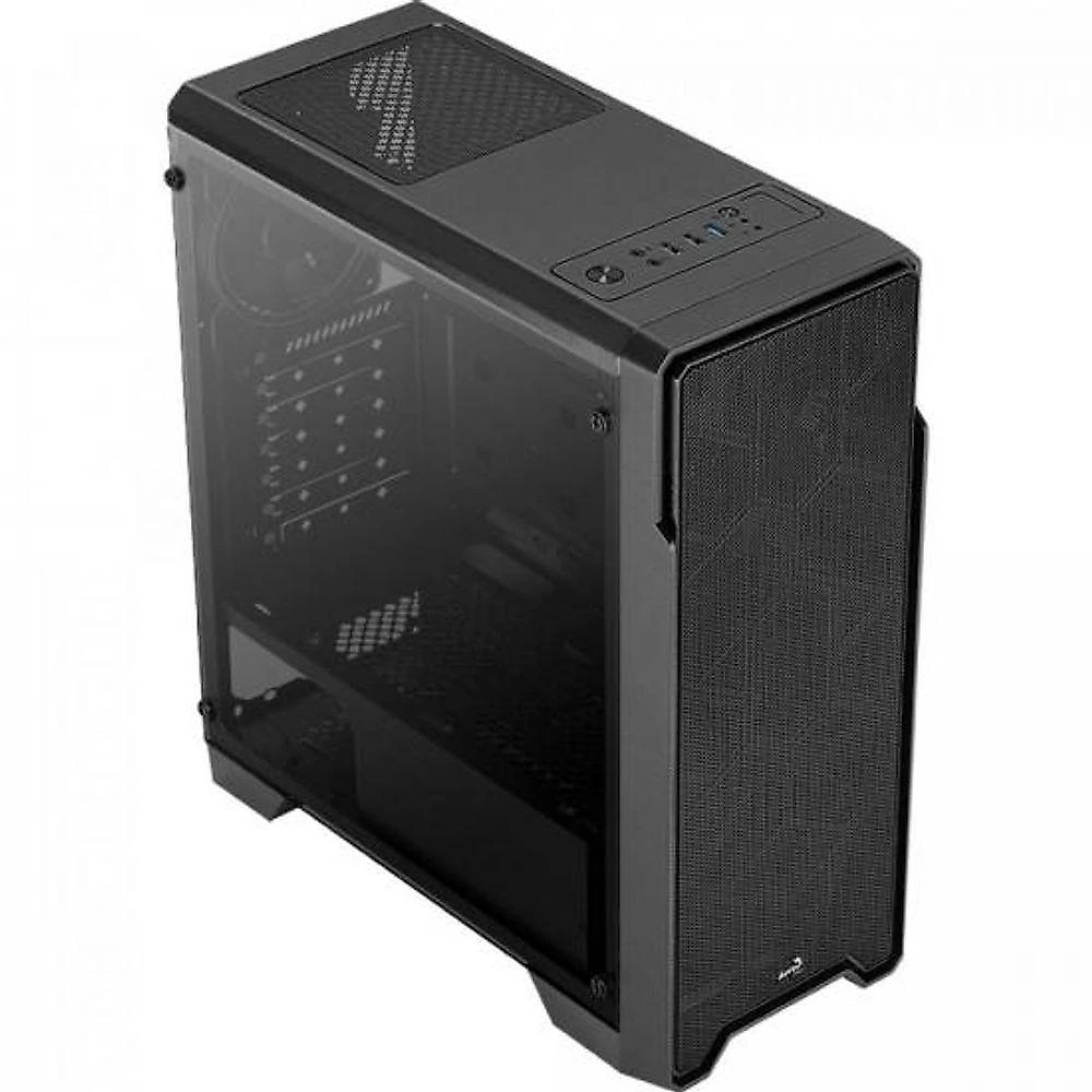 Gabinete Gamer Aerocool Ore Saturn Preto Rgb Lateral Acrílico [f002]