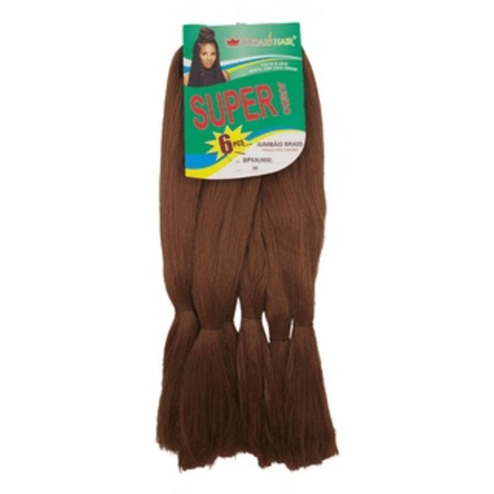 Cabelo para Trança Jumbão Pacotão Box Braids Fio a Fio 400g Preto OEM