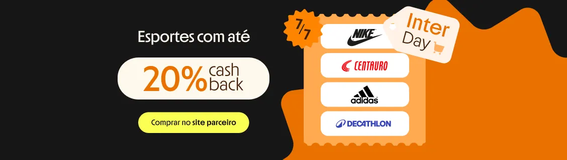 ESPORTES COM ATÉ 20% DE CASHBACK
