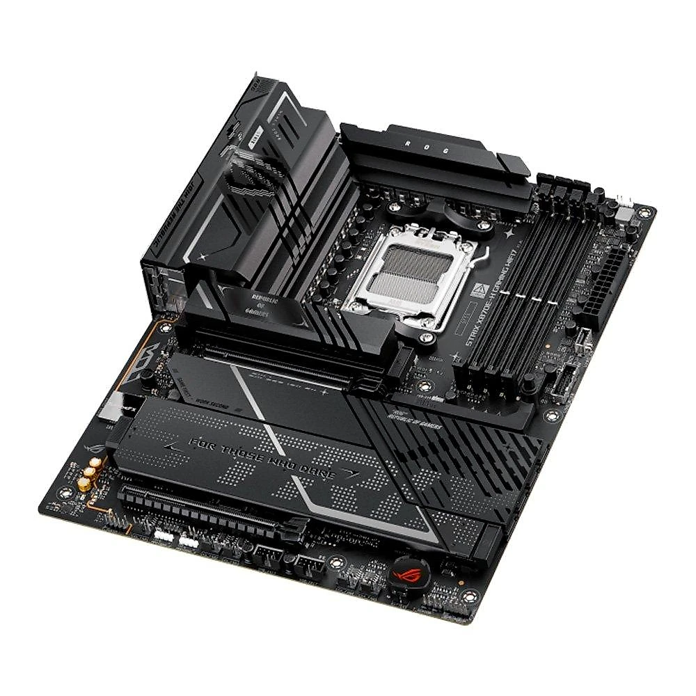 Placa Mãe ASUS ROG STRIX X870E-H GAMING WIFI7, AMD AM5, ATX, DDR5, Wi-fi 7, Bluetooth, Preto - 90MB1M90-M0EAY0