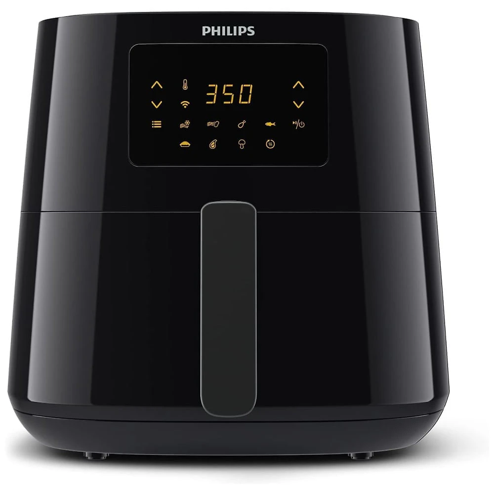 Airfryer com Capacidade de 6,2L, Tecnologia Rapid Air e Controle pelo App, 110V 2000W, Philips Essential, Preta