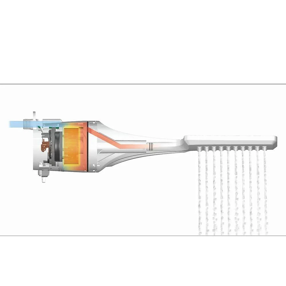 Chuveiro Eletrônico Loren Shower Ultra ELT 7500W de Parede Branco Lorenzetti 220V