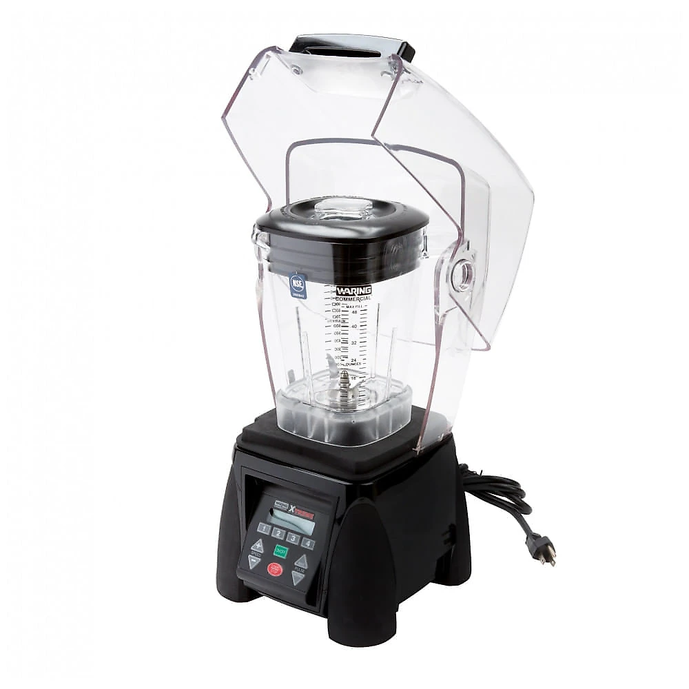 Miniatura Liquidificador Industrial Waring MX1500XTXP Xtreme 3 1/2 hp com Teclado Programável, Tela LCD, Velocidade Ajustável e Recipiente de 1