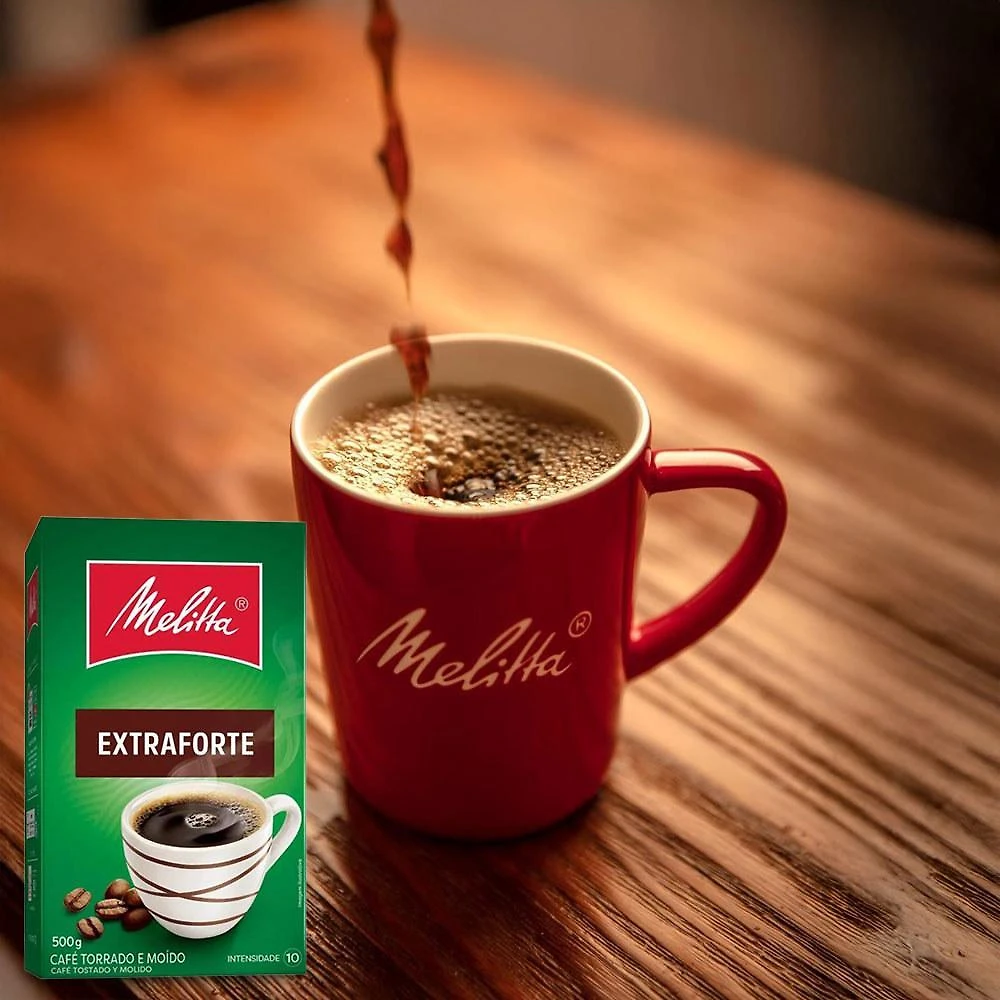 Miniatura Café Moído Melitta Extra Forte A Vácuo Kit 3 Pacotes De 500G