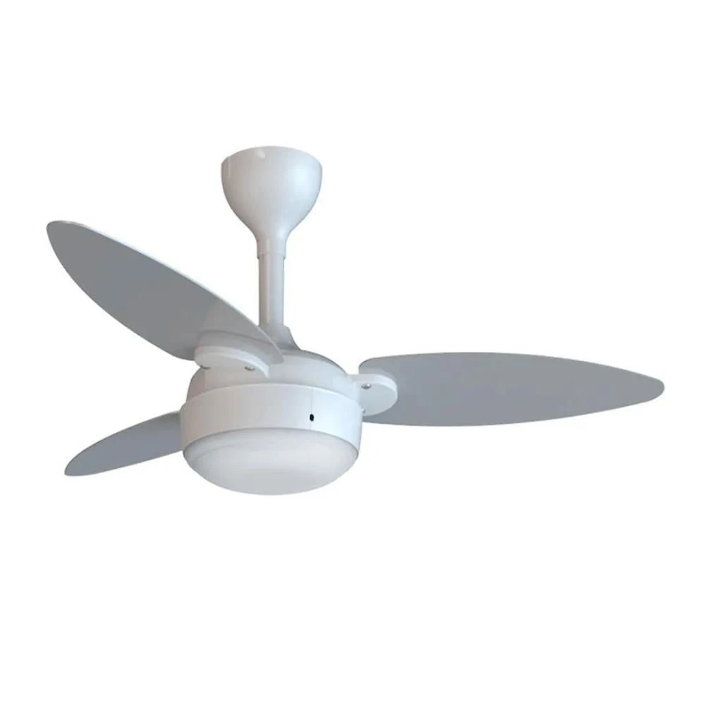 Ventilador De Teto Ventisol Elluz Inverter Controle Remoto Branco Com Cinza Bivolt
