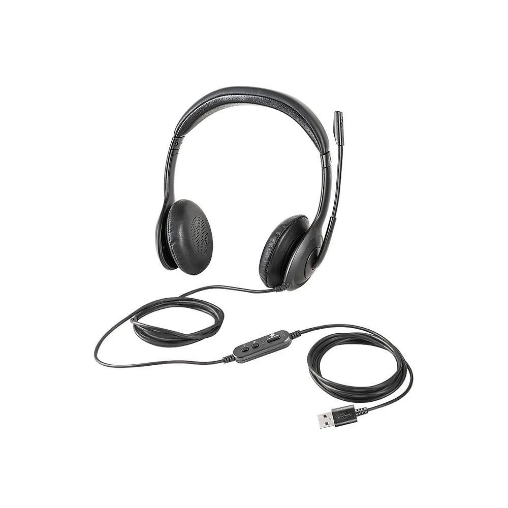 Headset com Fio USB Intelbras Whs 60 Duo Usb 4010007 Cancelamento de Ruido Microfone para Trabalho