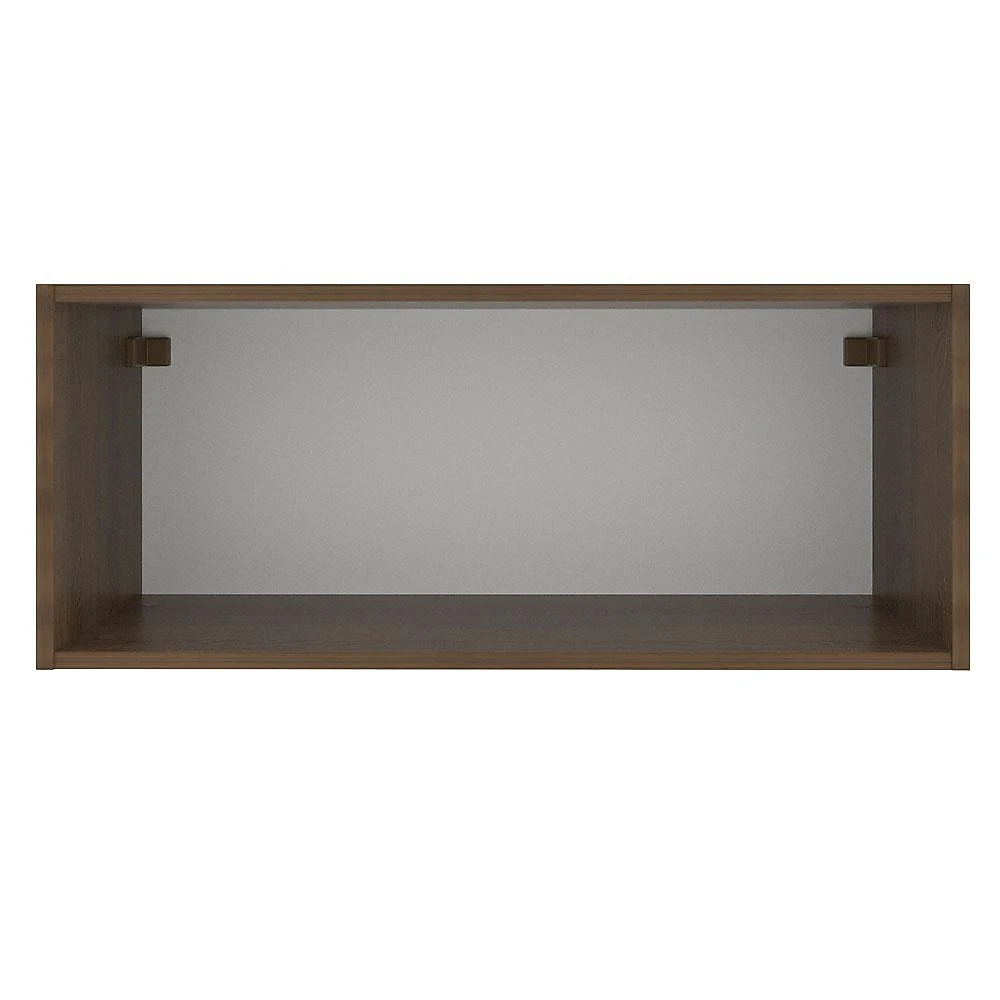 Armário aéreo madesa stella 80 cm 1 porta basculante - rustic