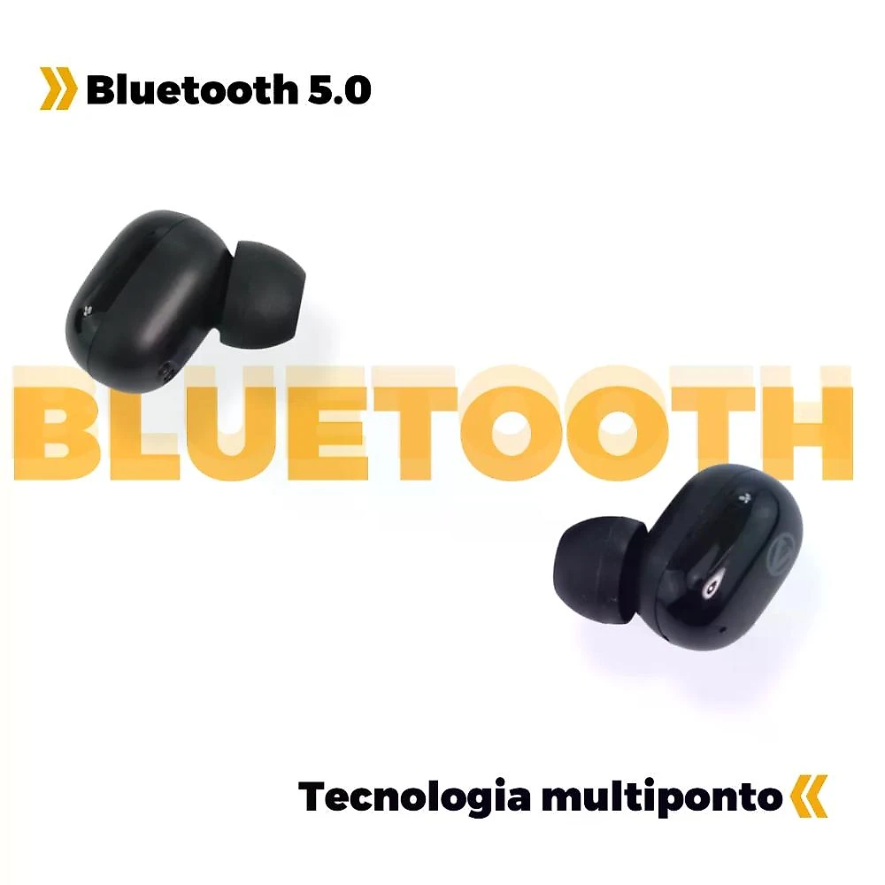 Earbuds - Fone de ouvido sem fio digital Bluetooth - Verde