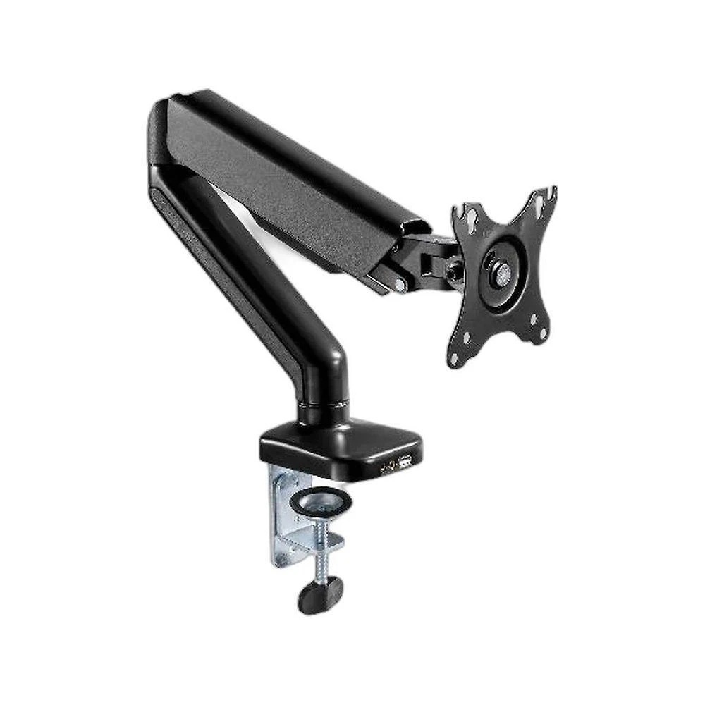 Suporte Articulado para Monitor SM-046USB com Pistão a Gás e USB 2.0 Preto Pcyes