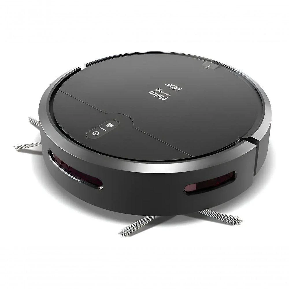 Aspirador de Po Robo Philco PAS23 35W 90 Minutos 3 em 1 com Mop Preto Bivolt
