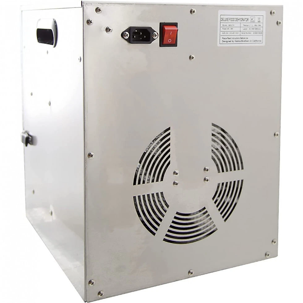 Desidratador de Alimentos Profissional com 10 Bandejas em Aço Inoxidável, 110V 400W, Hakka