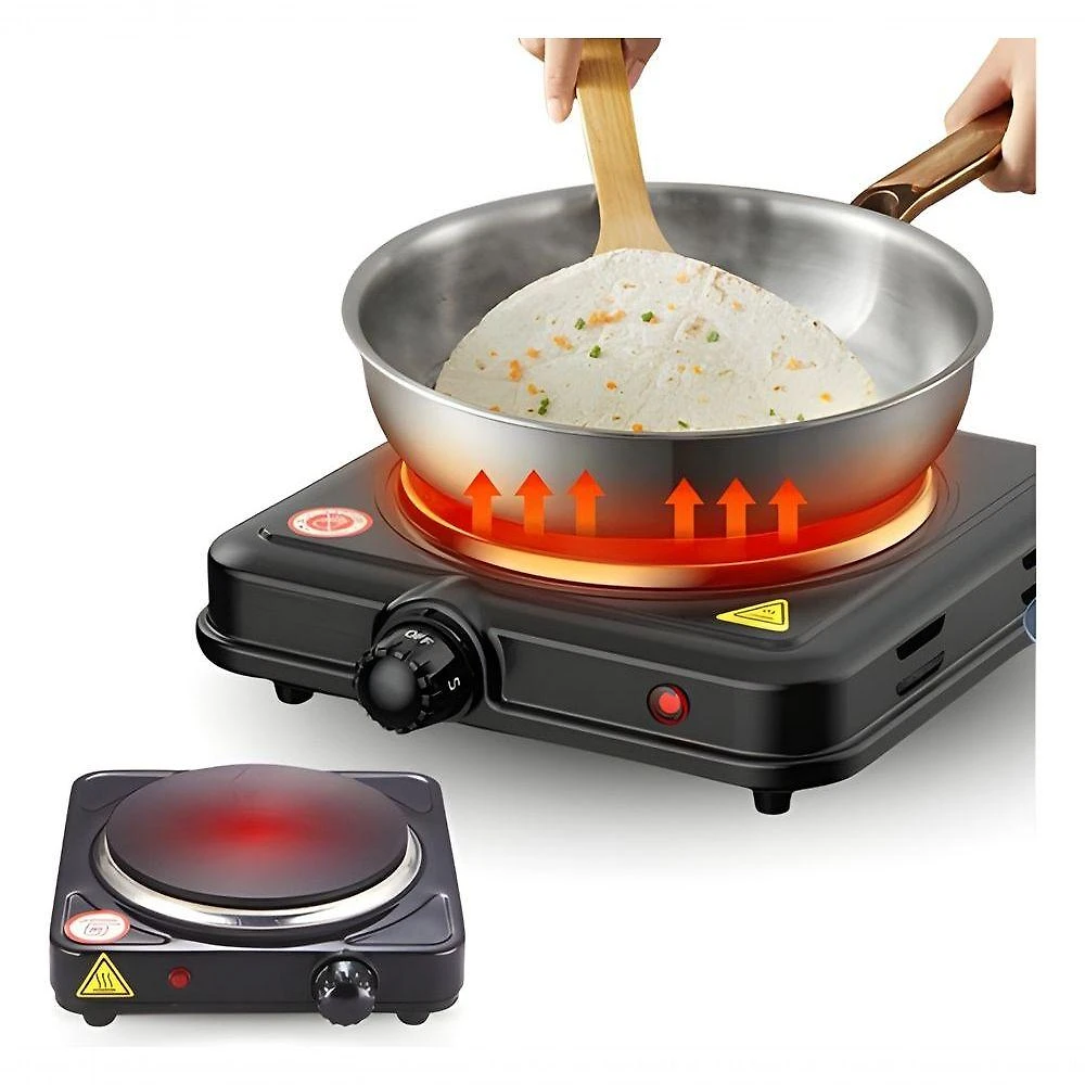 Fogareiro Elétrico Cooktop Clink 1 Boca Portátil Ferro Fundido com Temperatura
