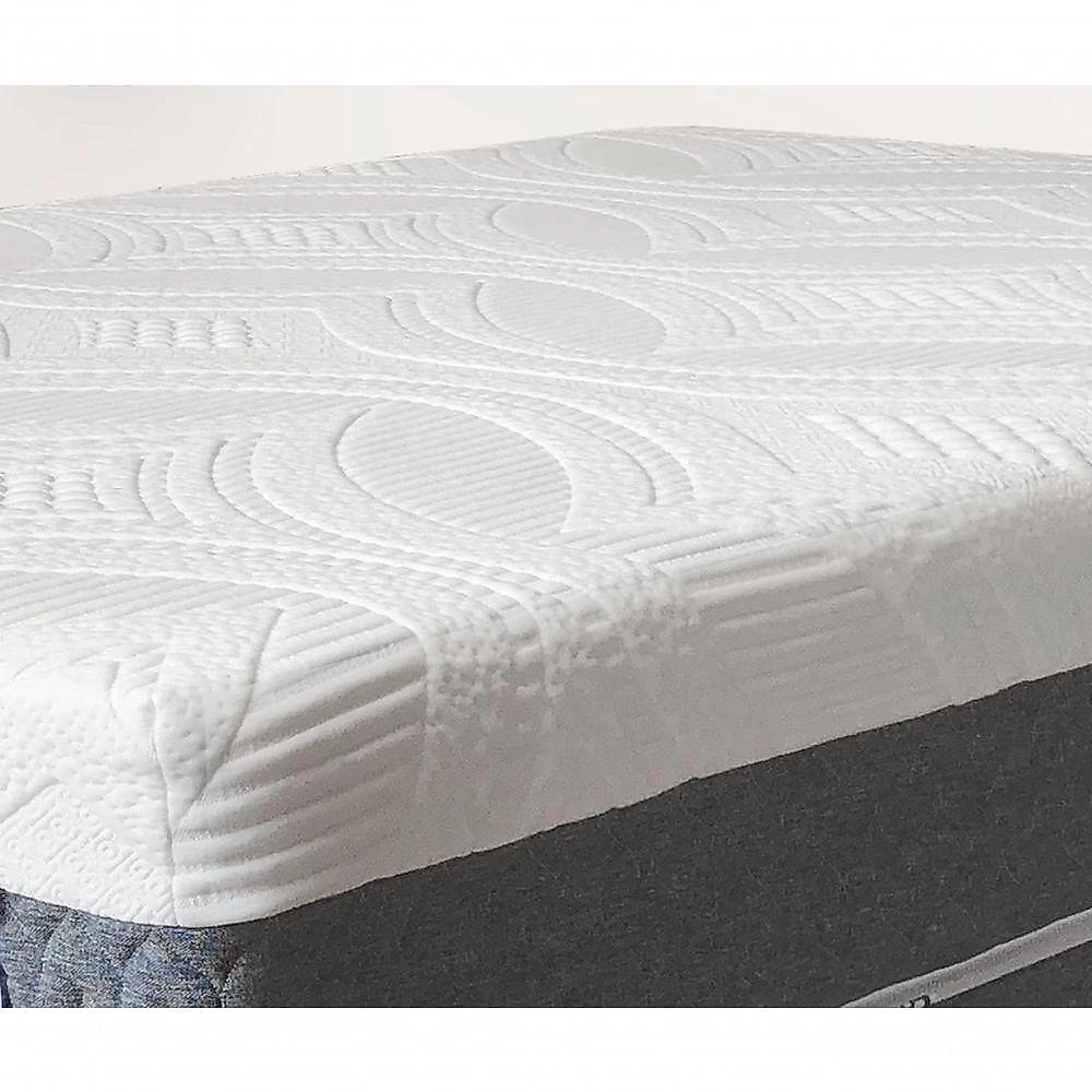 Colchão Natural Gel Articulado Cinza 25cm Opcionais Kit Zen Medida Queen 158x198cm