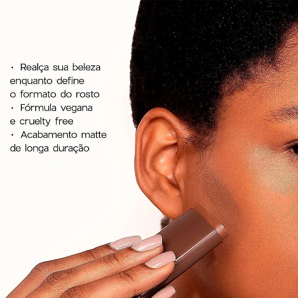 Océane Stick Bf Limited - Contorno Em Bastão Marrom Médio 14g