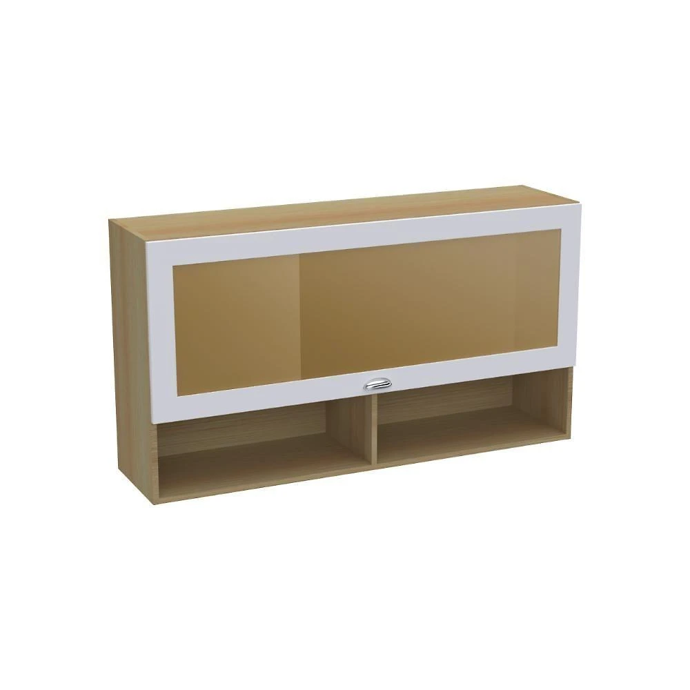 Armário Aéreo Denver CD-682 120CM 1 Porta MDP Basculante Branco Ditália