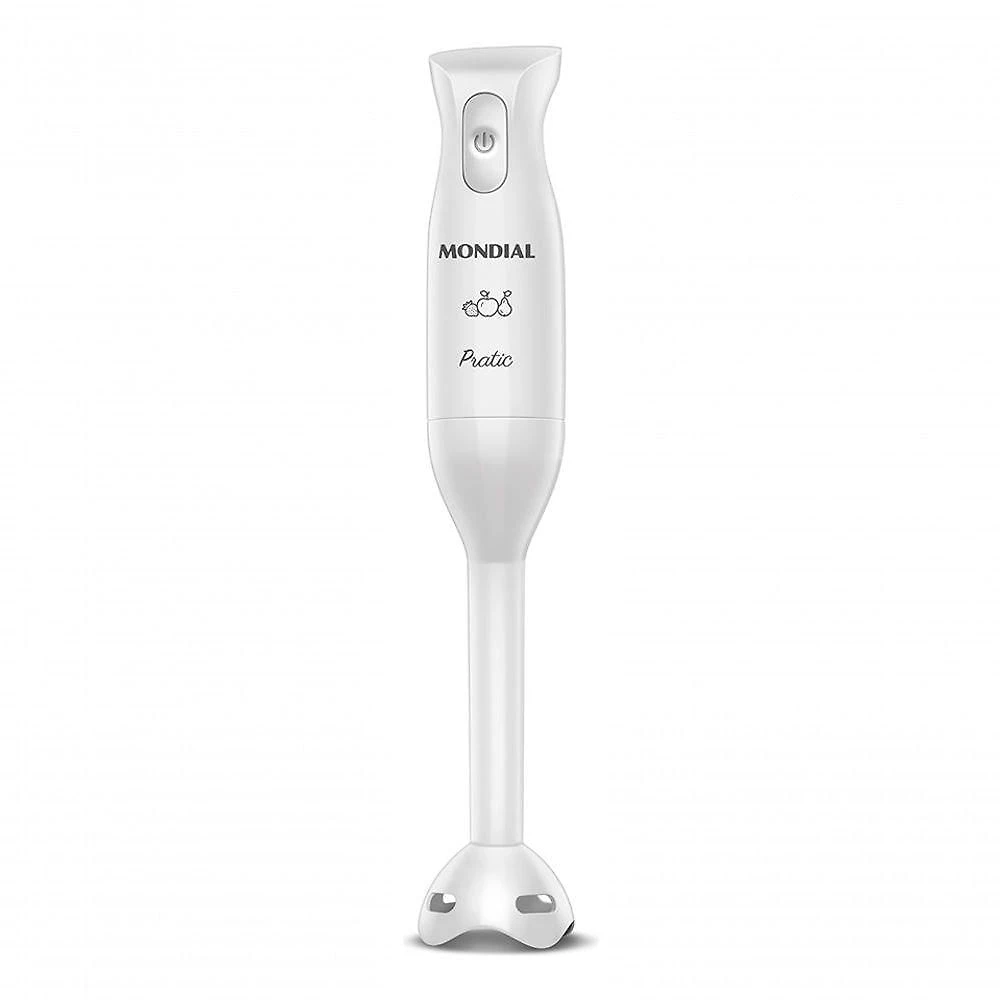 Mixer com Copo M-15-w 200W Branco com Lâmina em Aço Inox para Receitas Homogêneas 110V