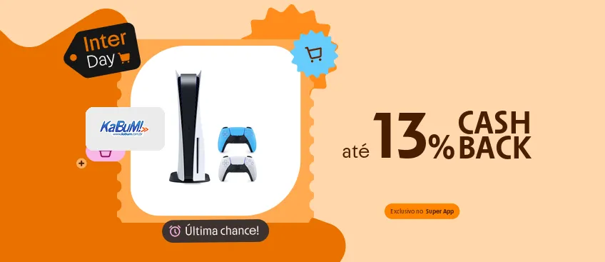 KABUM com até 13% de cashback