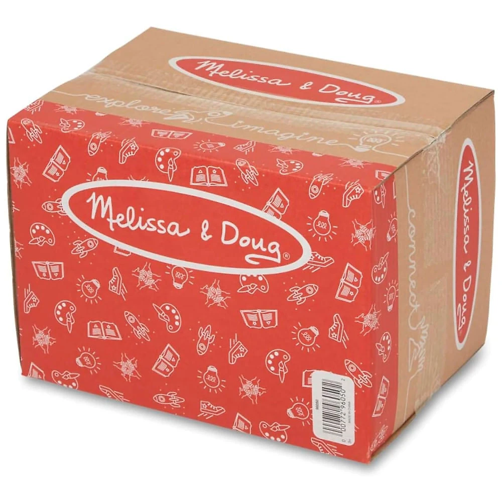 Posto de Gasolina Infantil de Madeira com 2 Carros e Lava Jato para Crianças Acima de 3 Anos, Melissa & Doug