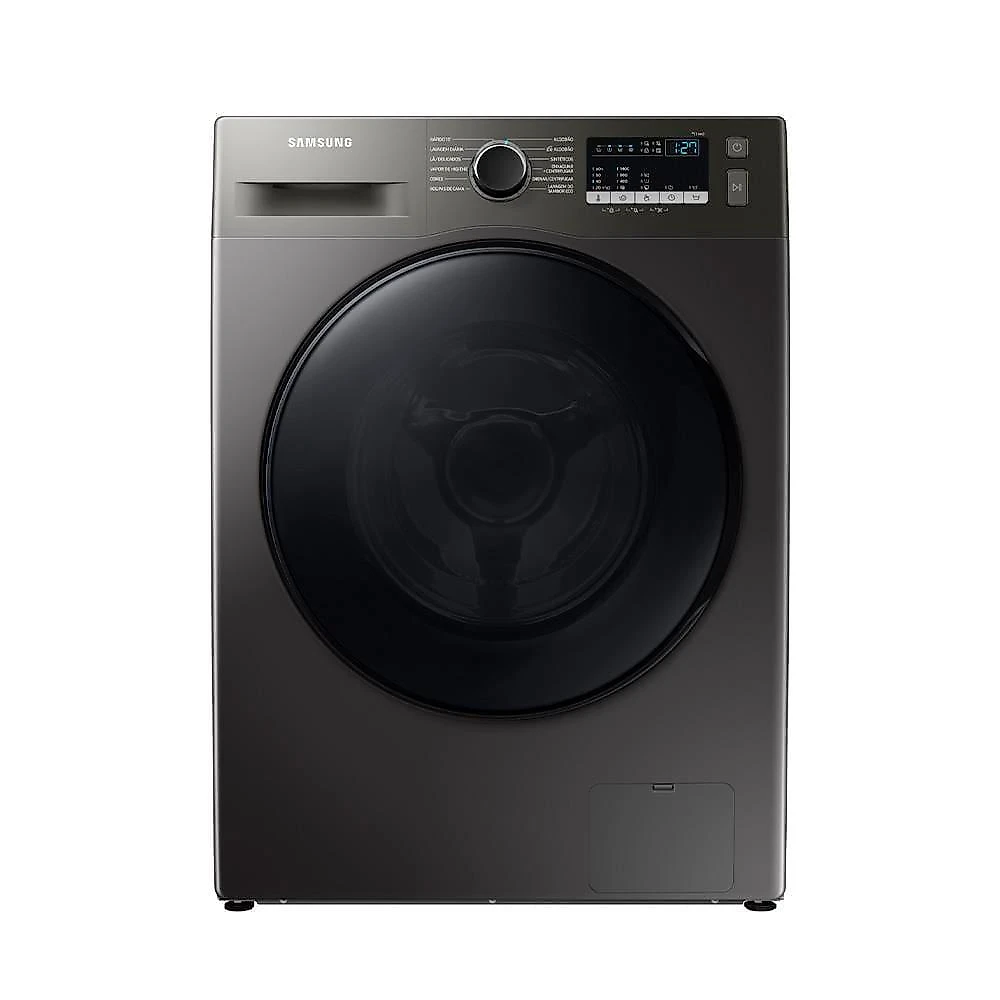 Lavadora de roupas samsung ww11t4040bxfaz com diamond drum e vapor de higiene inox - 11kg 110