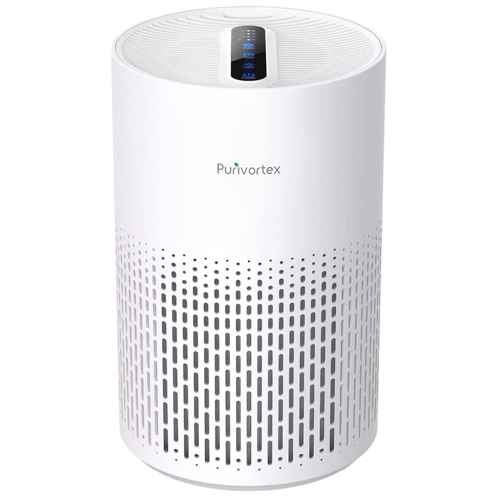 Purificador de Ar Residencial com Filtro True HEPA H13 para Pólen, Fumaça, Poeira, Pelos de Animais, Odor, Cabelo, Silencioso a 20dB,Purivortex