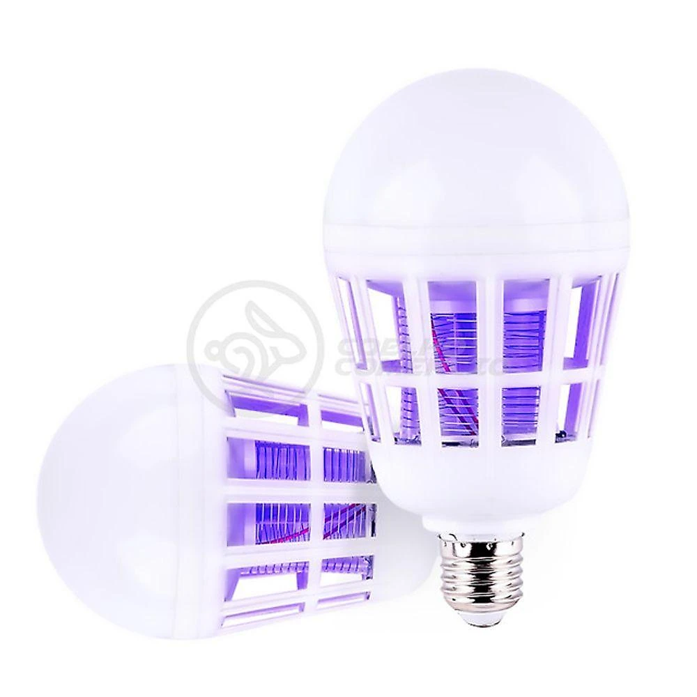 Lâmpada Luz Led Branco 15w Atrai Choque Mosquito