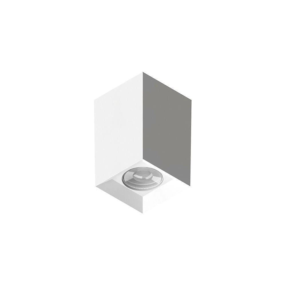 Spot De Sobrepor Tower Recuado Quadrado Save Energy Mr16 Gu10 Bivolt Branco Se-385.2524