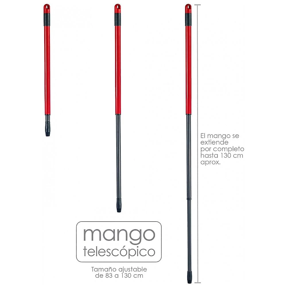 Mop Giratório de Microfibra com Balde de Centrifugação Vileda Easy