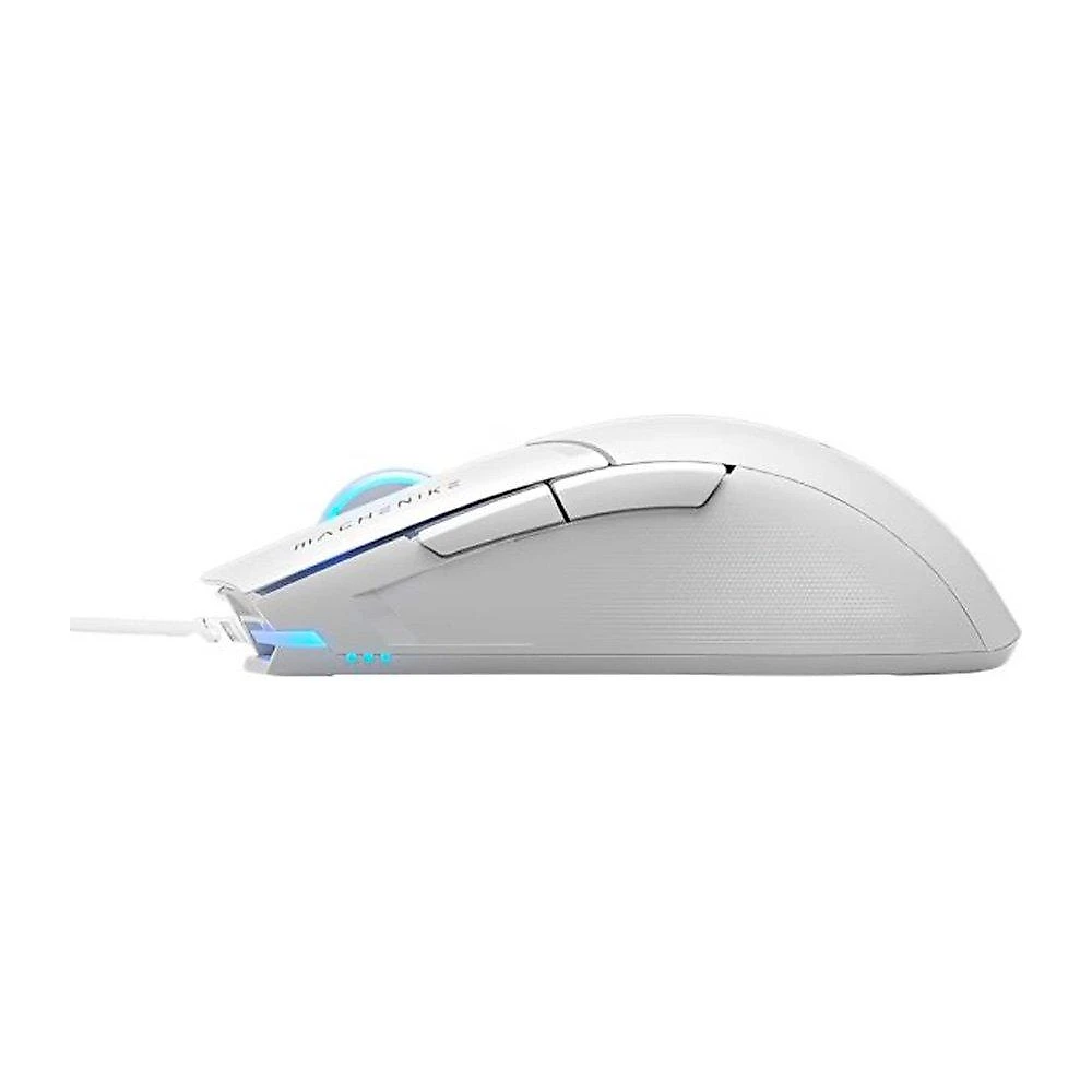 Mouse Gamer Machenike M7 Pro, 12.800 DPI, Sensor Instant A825, RGB, USB, Branco - JJ02GL006
