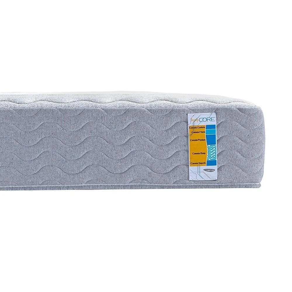 Cama Box Casal: Colchão Molas Masterpocket Ensacadas Herval Bumpcore + Base Crc Suede Gray (138x188)