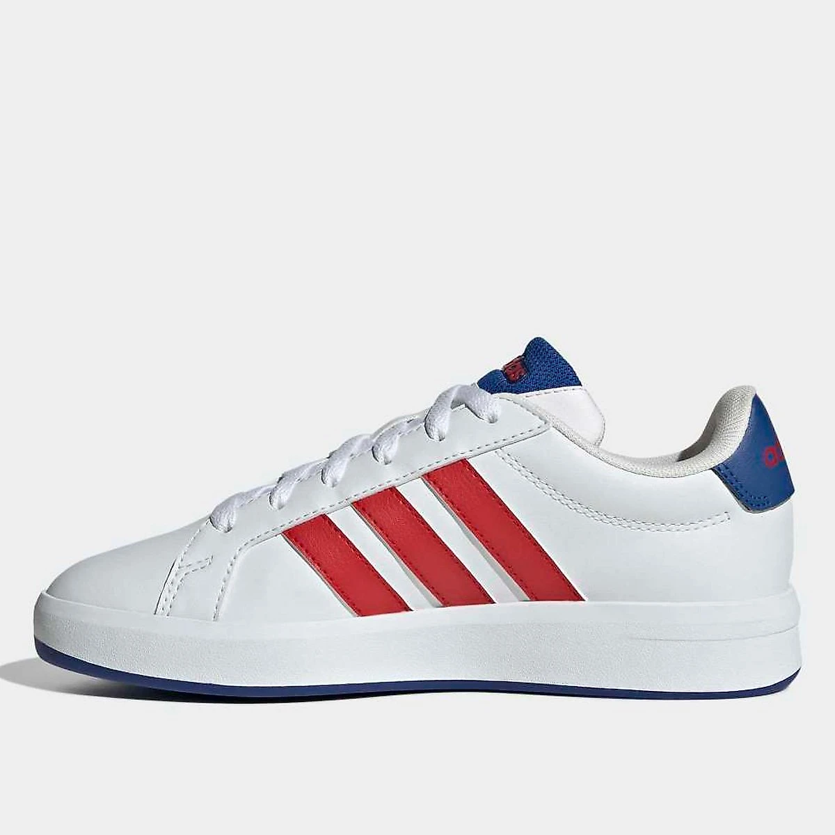 Tênis Infantil Adidas Grand Court 3.0 Branco+Azul Royal - 33