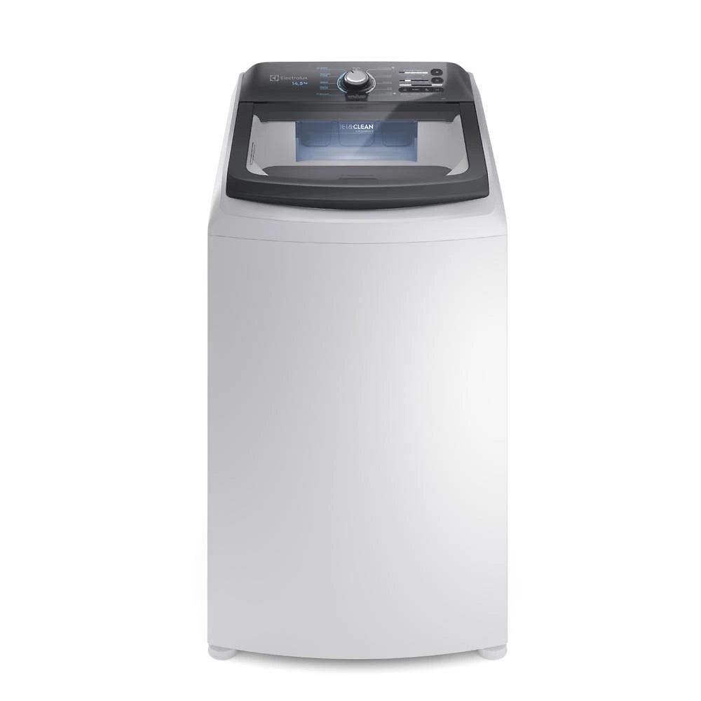 Lavadora de roupas electrolux efficient lee15 14,5kg cesto inox filtro de fiapos tecnologia jet&clean branca
