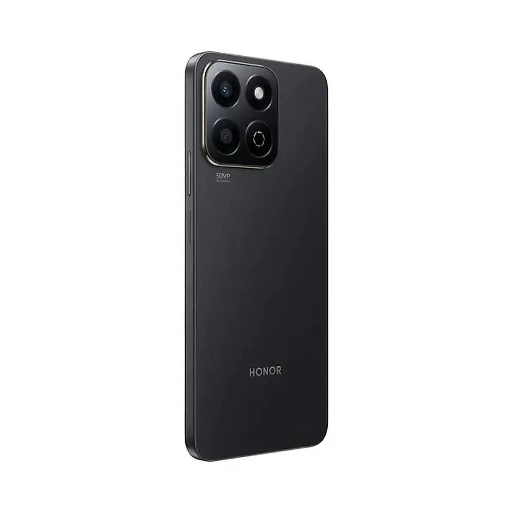 Smartphone honor x6b 5g preto 256gb, 4+4gb ram turbo, tela de 6.6’’, snapdragon 4ª geração e câmera traseira dupla de até 50mp