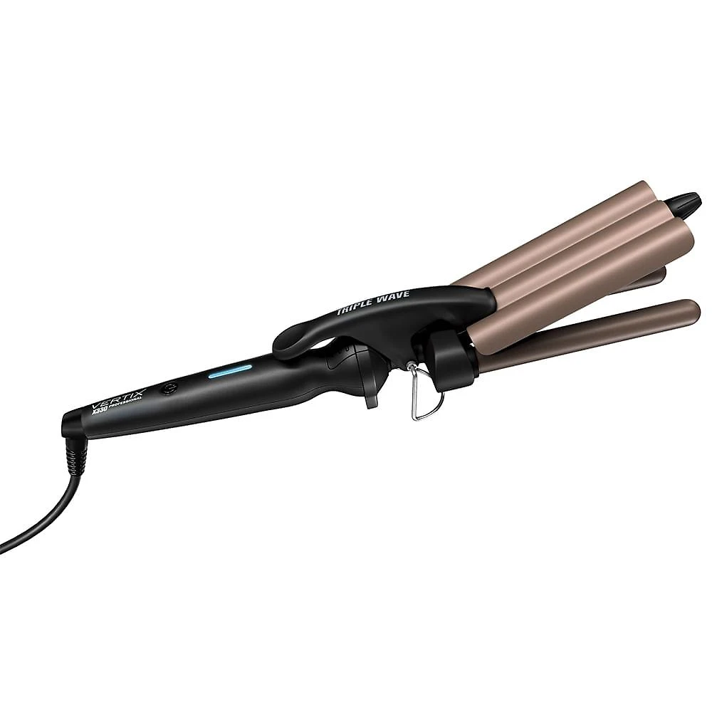 Modelador de cabelo vertix triondas triple wave