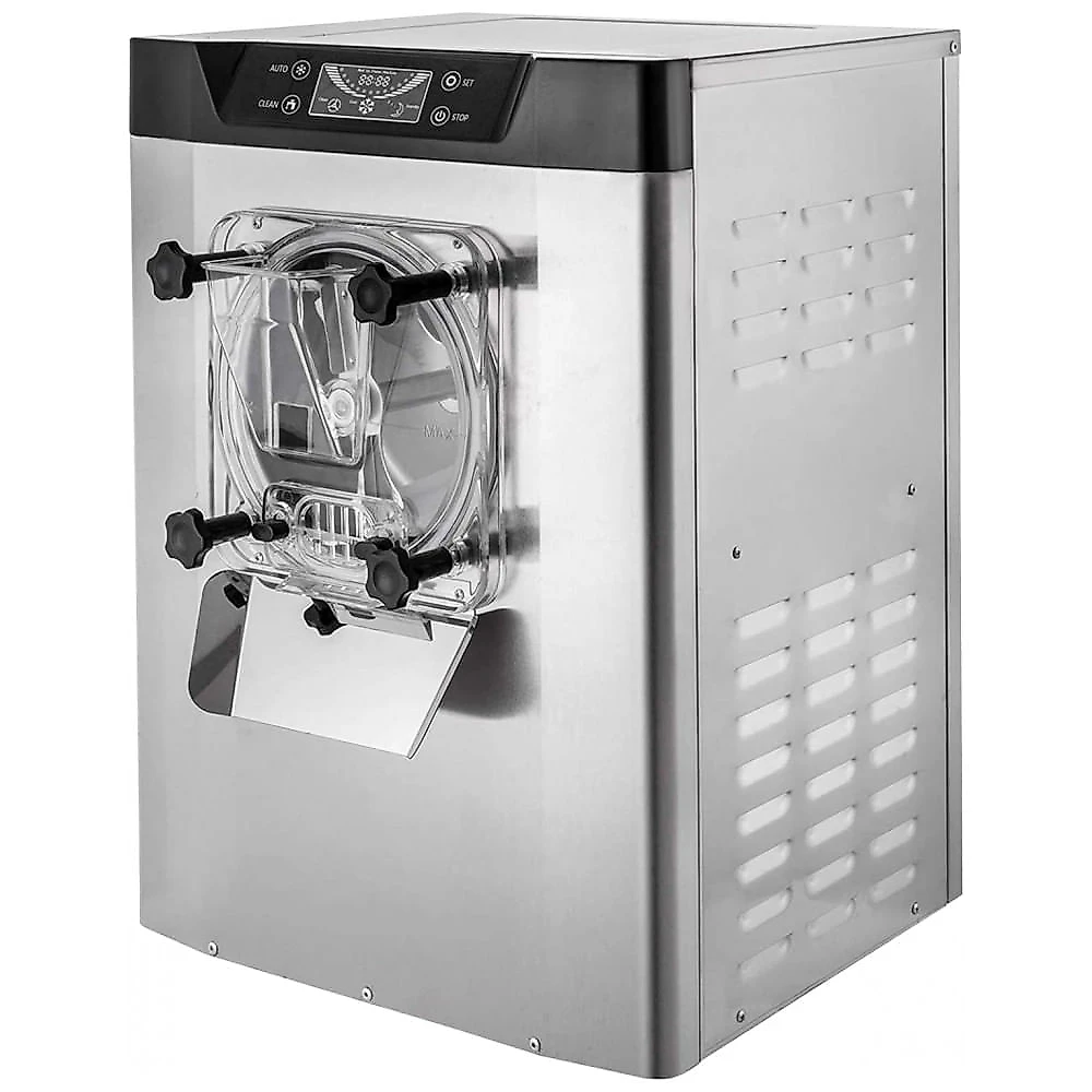 Máquina de Sorvete Comercial VEVOR 4,2L 1400W Painel LCD Auto Desligamento 20L/h 110V