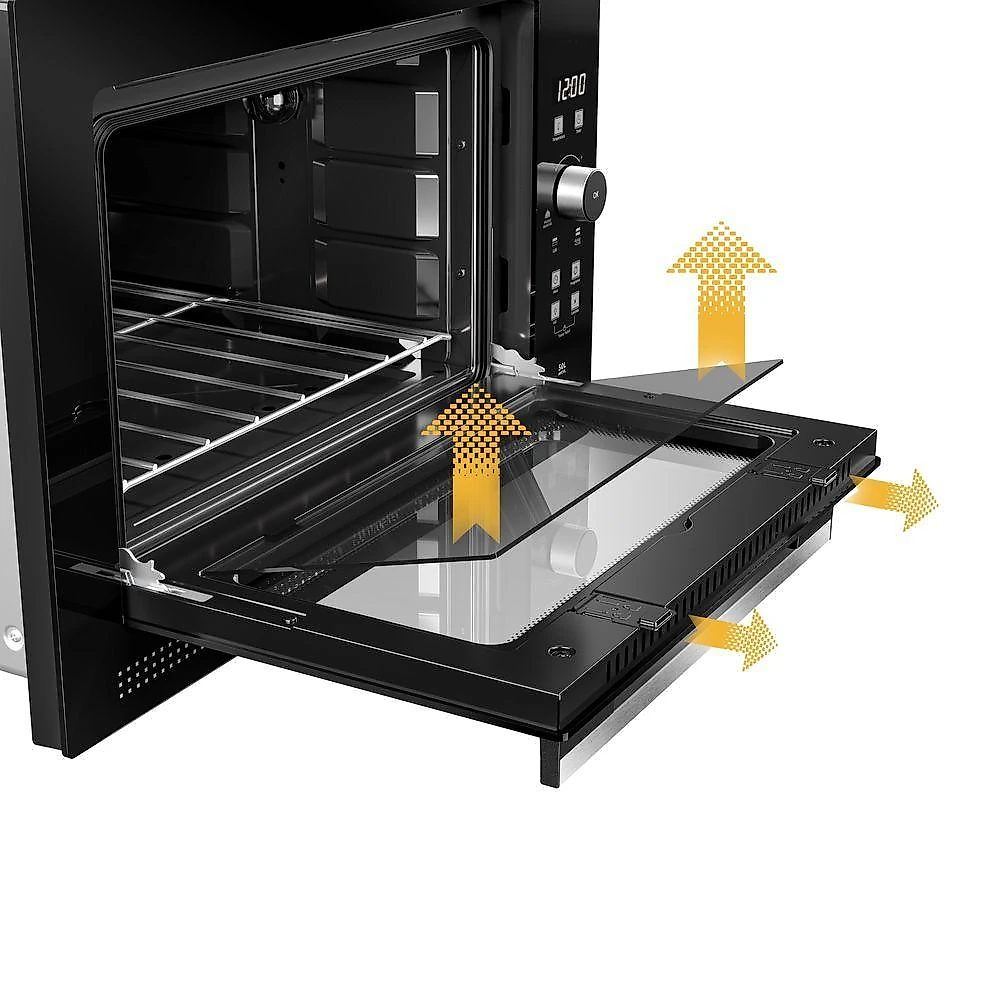 Forno Elétrico De Embutir Digital Mueller 50 Litros Preto MFE50L 110V