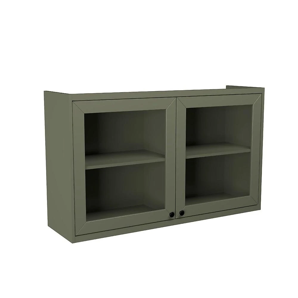 Cozinha Compacta 4 Peças 6 Portas 3 Gavetas 1 Tampo Sevilha Verde Hill