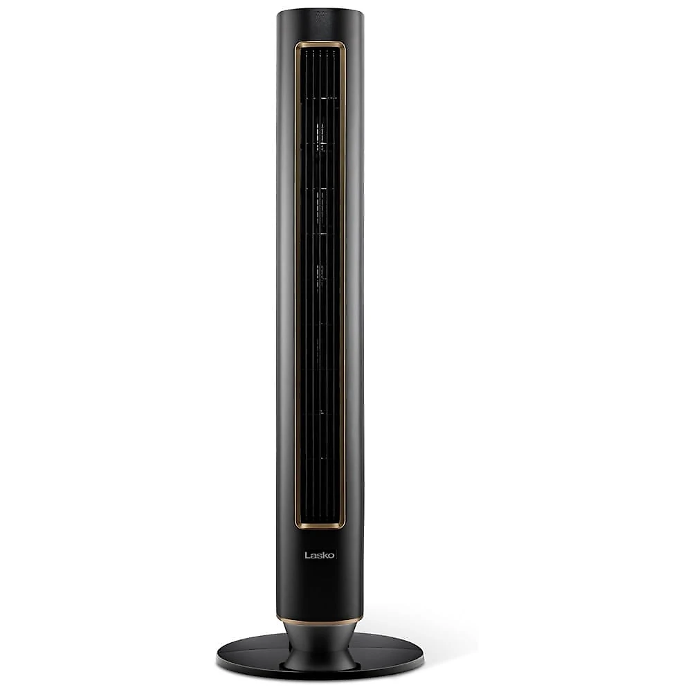 Ventilador de Torre com Controle Remoto, Distância Máxima do Ar 9 Metros, 12 Velocidades, Temporizador de 24H, Luz Noturna, 110V 36W, Lasko DST100, 110v