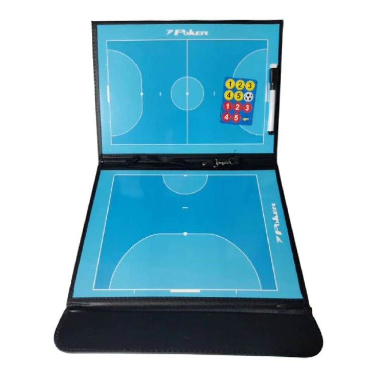Prancheta Poker Campo Tatico Futsal Ima e Caneta - Ptoazul
