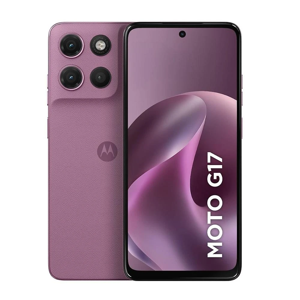 Smartphone motorola moto g17 tela 6,7” 128gb 4g câmera 50mp bordeaux
