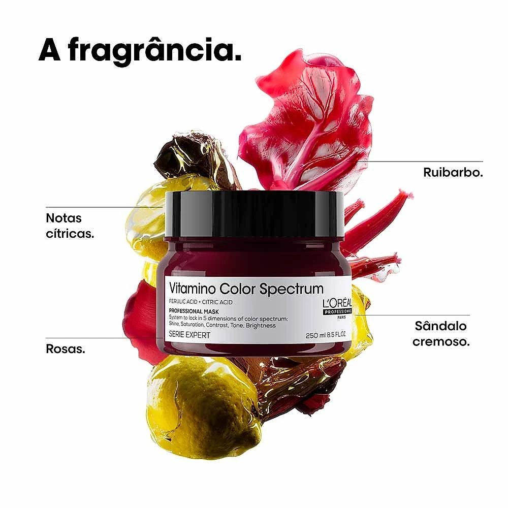 Máscara capilar l'oréal professionnel vitamino color spectrum 250ml