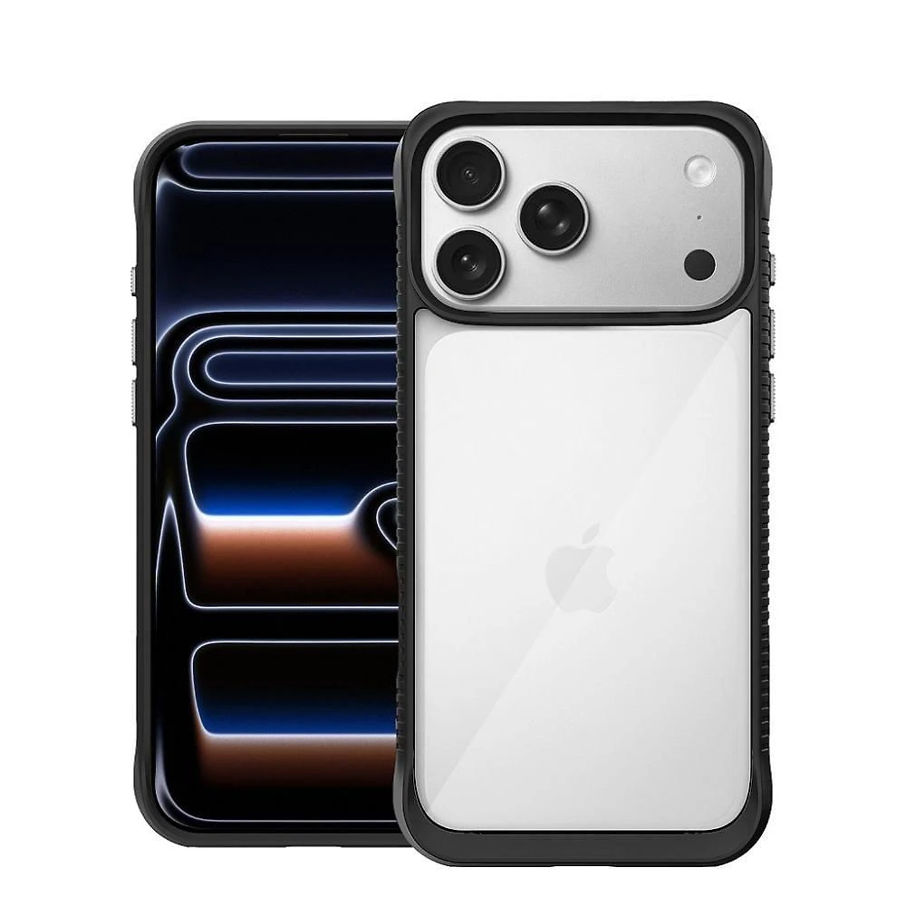 Capa para Iphone 17 Pro Gshield Raptor Slim Proteção Militar TPU e Policarbonato Preto 1 Unidade