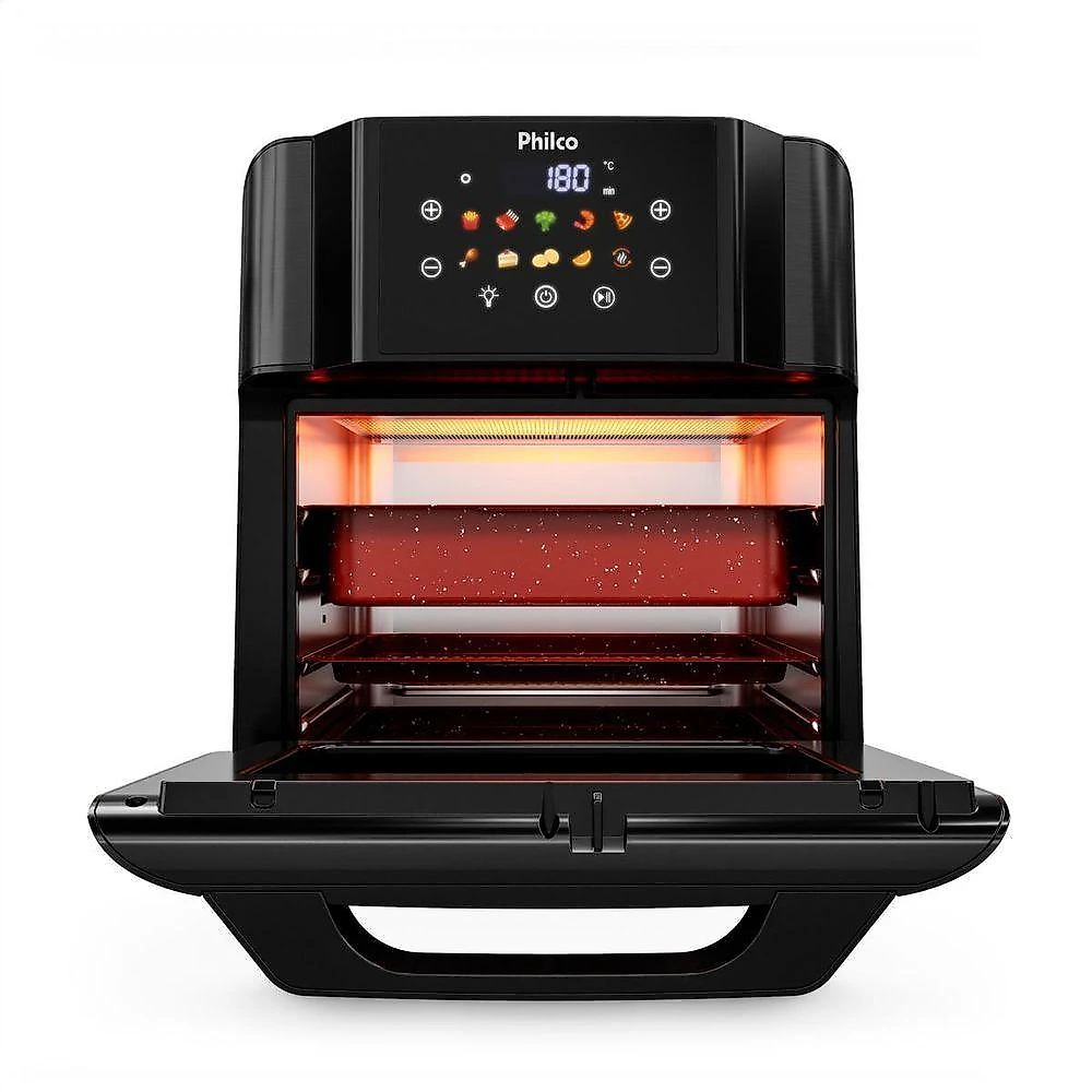 Air Fryer Oven Philco PAF15C 15L 2000W 10 Funções Preto 220V